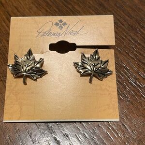 Patricia Nash maple leaf earrings